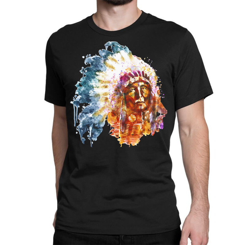 Native American Chief T  Shirt Native American Chief T  Shirt Classic T-shirt | Artistshot