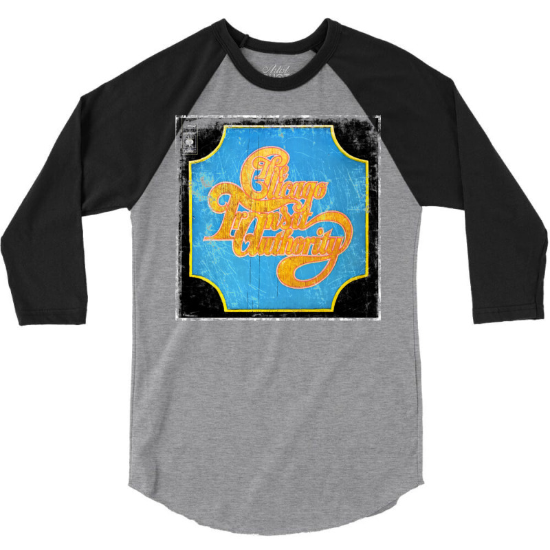 Chicago T Shirtchicago Transit Authority Classic Vintage Retro Distres 3/4 Sleeve Shirt by kampeljawdatq | Artistshot