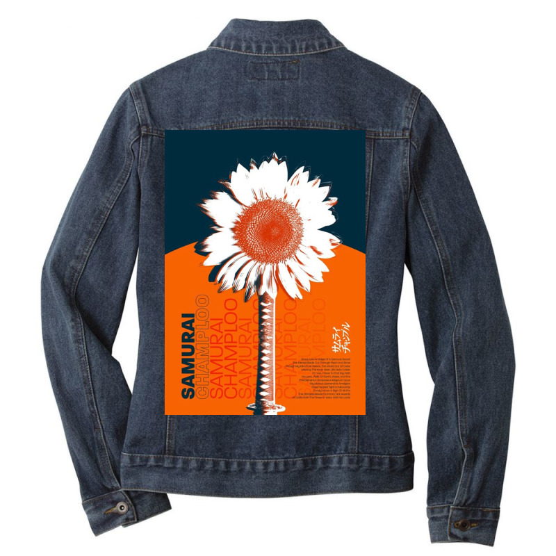 Samurai Champloo Ladies Denim Jacket by tomievazte | Artistshot