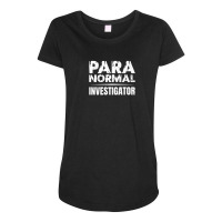 Ghost Hunting Paranormal Investigator Maternity Scoop Neck T-shirt | Artistshot