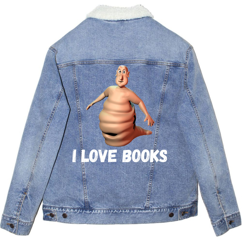 I Love Books Im The Globglogabgalab Unisex Sherpa-Lined Denim Jacket by ixcanfornauc | Artistshot