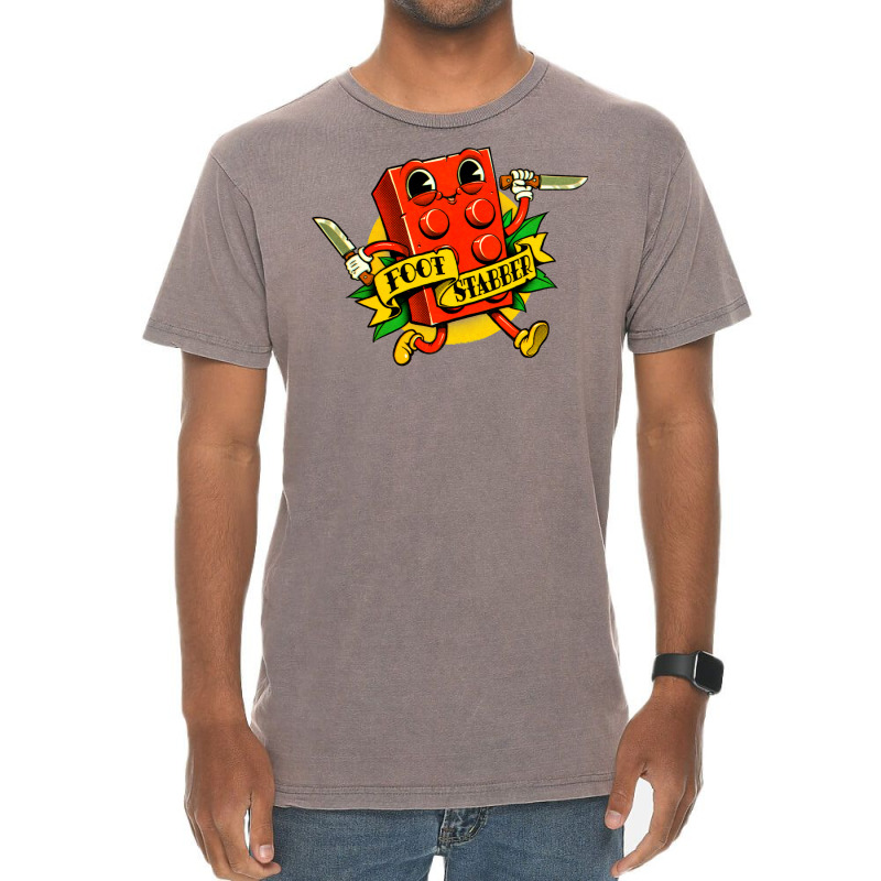 Foot Stabber Vintage Cartoon Vintage T-shirt | Artistshot