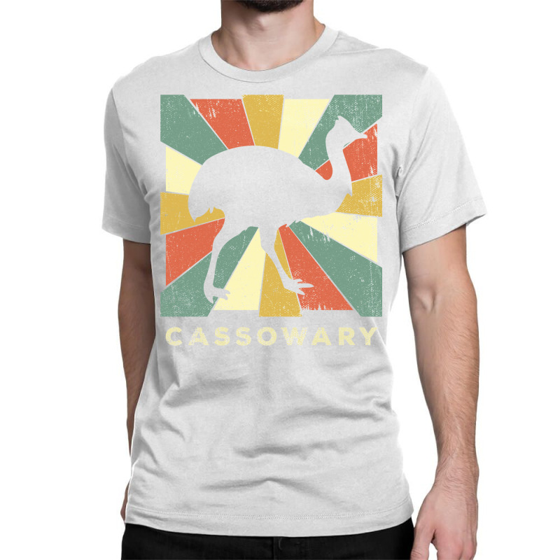 Classic Cassowary Lover Vintage Retro Animal Classic T-shirt by kampeljawdatq | Artistshot