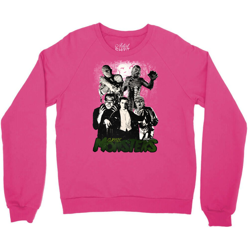 Classic Monsters Crewneck Sweatshirt by kampeljawdatq | Artistshot