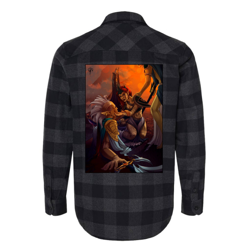 Elder Scrolls Morrowind Concept Artwork Friend Flannel Shirt | Artistshot