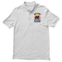 Alaskan Malamute Just A Boy Who Loves Retro Vintage Sunset Raglan Base Men's Polo Shirt | Artistshot