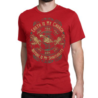 Native American Earth Is My Church Nature Is My Spirituality Classic T-shirt | Artistshot