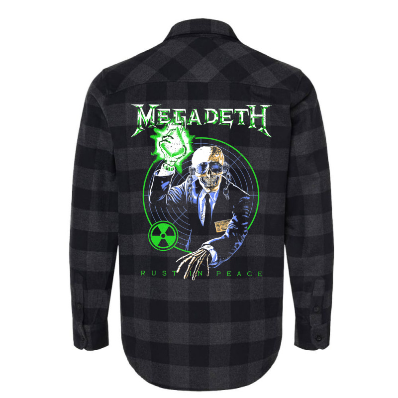 Mega Death Rust In Peace Anniversary Flannel Shirt by vrabecgujanm | Artistshot