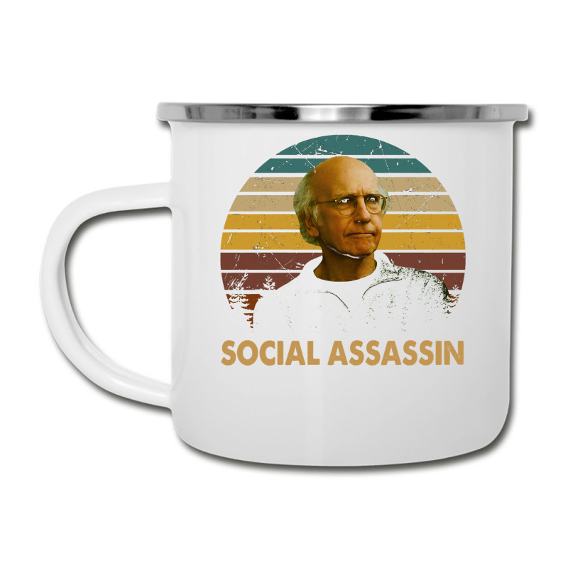 Vintage Retro Tv Show Vintage Curb Art Your Enthusiasm Films Social As Camper Cup | Artistshot