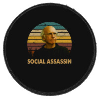 Vintage Retro Tv Show Vintage Curb Art Your Enthusiasm Films Social As Round Patch | Artistshot