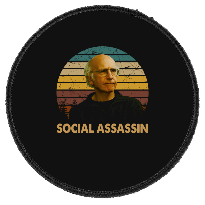 Vintage Retro Tv Show Vintage Curb Art Your Enthusiasm Films Social As Round Patch | Artistshot