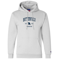 Butterfield Missouri Mo Vintage Athletic Navy Sports Design Champion Hoodie | Artistshot