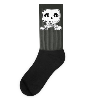 Spooky Skull Socks Designed By Icang Waluyo