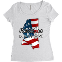 Raised Up Down Home Mississippi For Light Women's Triblend Scoop T-shirt | Artistshot