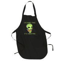 I Found This Its Vibrating Funny Aliens Cat Lovers Owner 34 Full-length Apron | Artistshot