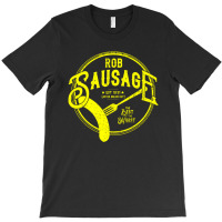 Rob Sausage Vintage Yellow T-shirt | Artistshot