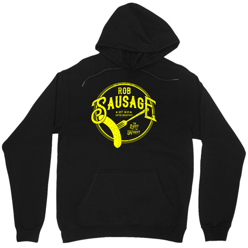 Rob Sausage Vintage Yellow Unisex Hoodie by hapkeluciik | Artistshot