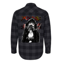 Japanese Cyberpunk Gas Mask Vaporwave Urban Futurist Style Girl Flannel Shirt | Artistshot