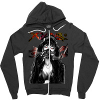 Japanese Cyberpunk Gas Mask Vaporwave Urban Futurist Style Girl Zipper Hoodie | Artistshot