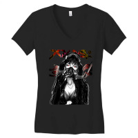 Japanese Cyberpunk Gas Mask Vaporwave Urban Futurist Style Girl Women's V-neck T-shirt | Artistshot