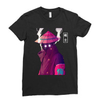 Japanese Cyberpunk Samurai Warrior Ladies Fitted T-shirt | Artistshot