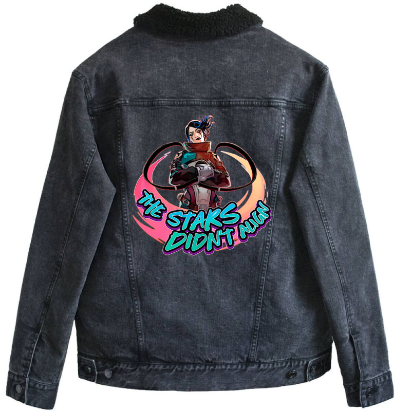 Apex Legends Holospray Catalyst The Stars Didn't Align Unisex Sherpa-Lined Denim Jacket by JemmaLyna | Artistshot