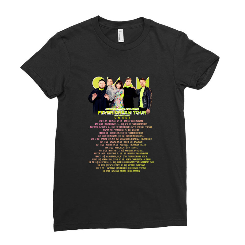 New Oman Of Monsters And Men Gordi Fever Dream Tour Back Ladies Fitted T-Shirt by okahokaliana | Artistshot