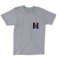 35 And 36 Sticker Poster Blue Pocket T-shirt | Artistshot