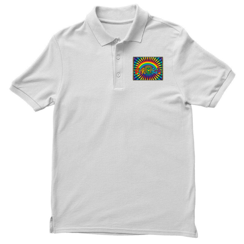 Fun Grateful Around Men's Polo Shirt | Artistshot