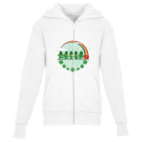 Grateful Green Youth Zipper Hoodie | Artistshot