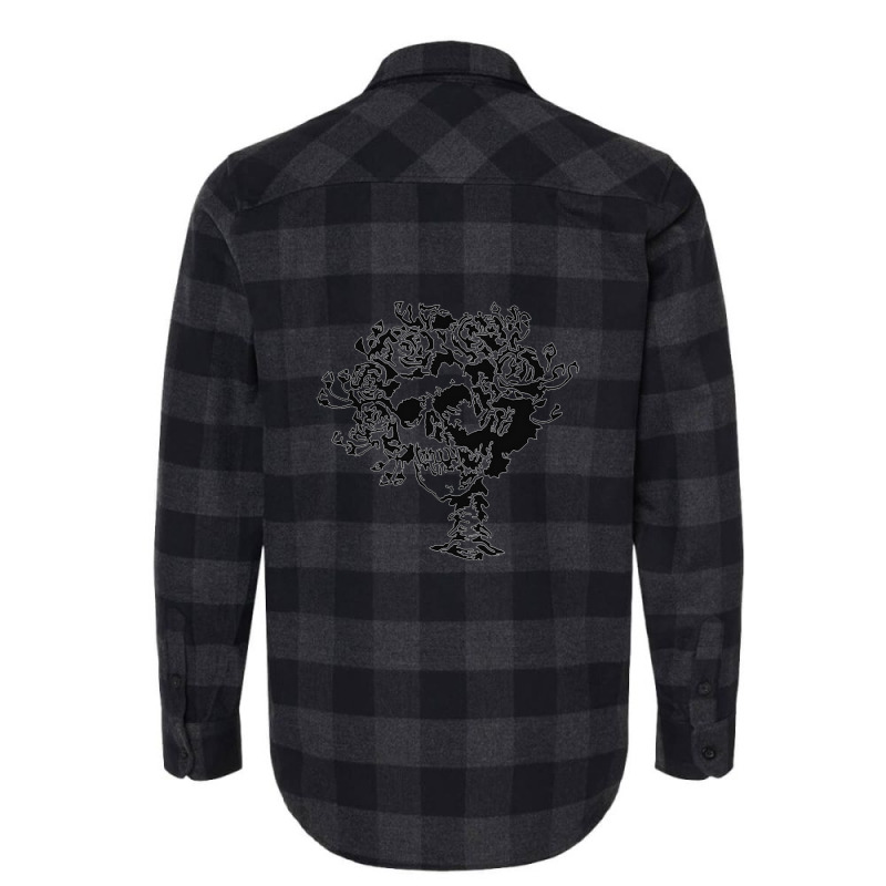 Grateful Skull Hairs Flannel Shirt | Artistshot