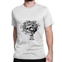 Grateful Skull Hairs Classic T-shirt | Artistshot