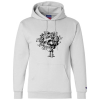 Grateful Skull Hairs Champion Hoodie | Artistshot