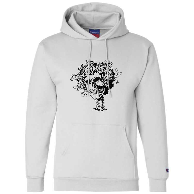 Grateful Skull Hairs Champion Hoodie | Artistshot