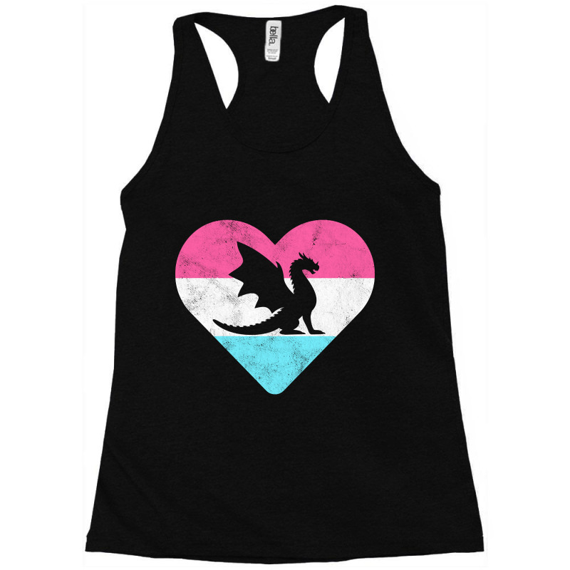 Hot Trend Retro Vintage Dragon Gift Racerback Tank by poppyallen | Artistshot