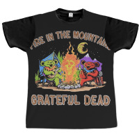 Grateful Fire In Mountains Graphic T-shirt | Artistshot