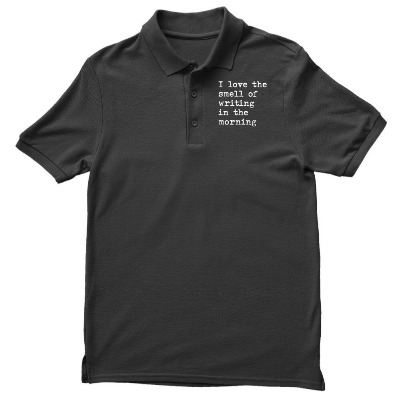 Trending Morning Writing Author Book Journalist Novelist Men's Polo Shirt by yumgaugeteuda | Artistshot