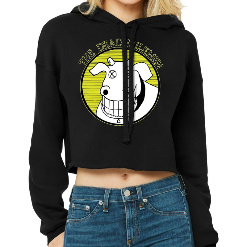 The Dead Milkmen Classic  80s Cropped Hoodie by oakessifooz | Artistshot