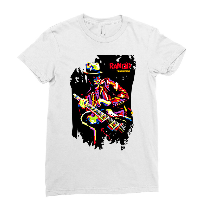 Tim Armstrong Illustration   Love Ladies Fitted T-Shirt by hanardaekarah | Artistshot