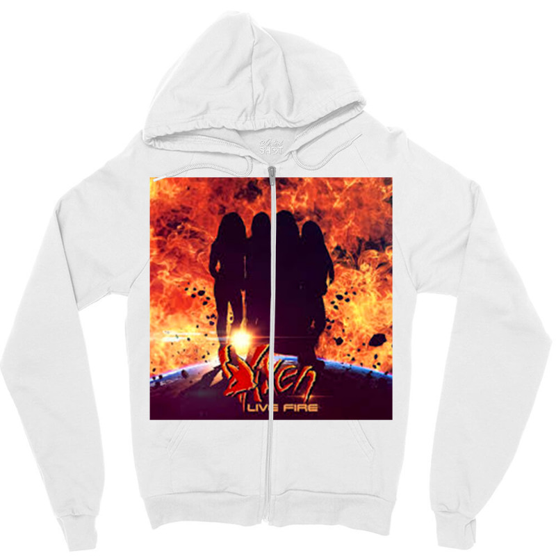 Vixen Live Fire Classic  Aesthetic Zipper Hoodie | Artistshot