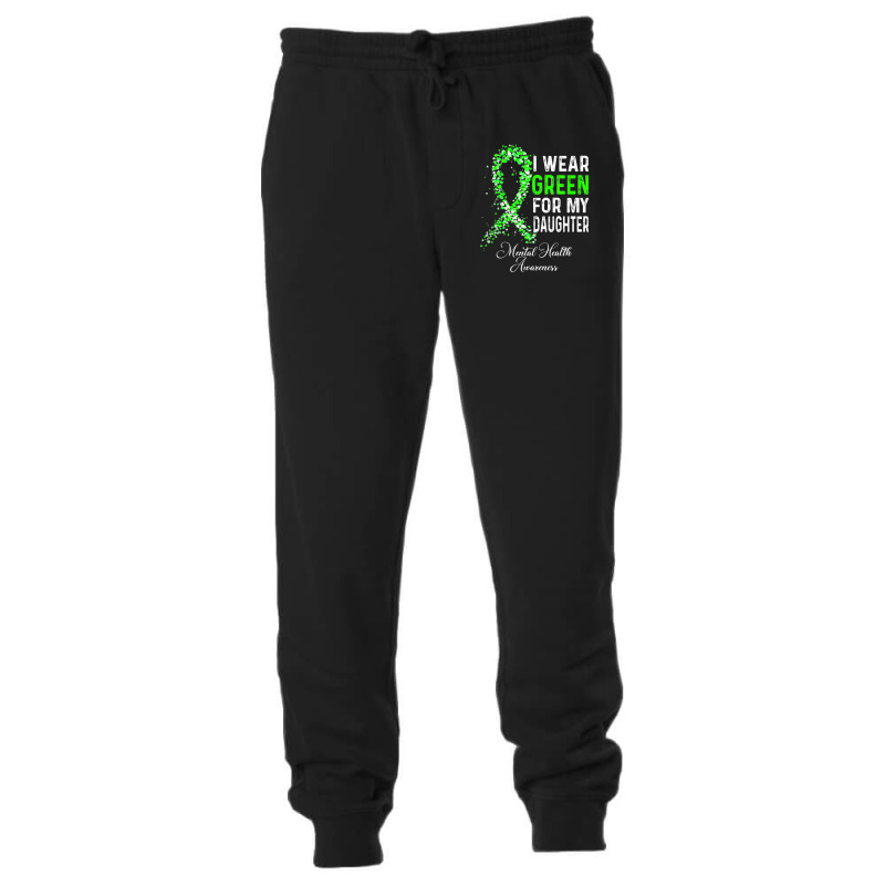 I Wear Green For My Daughter Mental Health Awareness Month Unisex Jogger | Artistshot