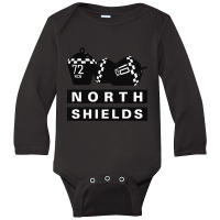 Hot Trend North Shields Tyne & Wear Long Sleeve Baby Bodysuit | Artistshot