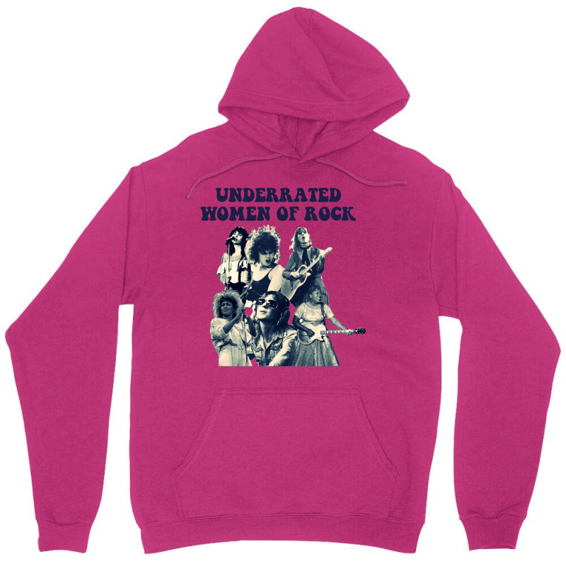 Underrated Women Of Rock Classic  Aesthetic Unisex Hoodie | Artistshot