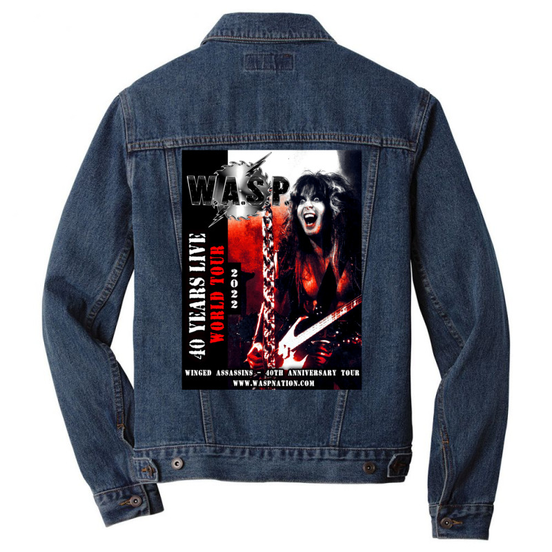 World Tour Classic  Green Men Denim Jacket | Artistshot