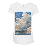 Spirited Away Poster   Studio Ghibli Maternity Scoop Neck T-shirt | Artistshot