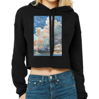 Spirited Away Poster   Studio Ghibli Cropped Hoodie | Artistshot