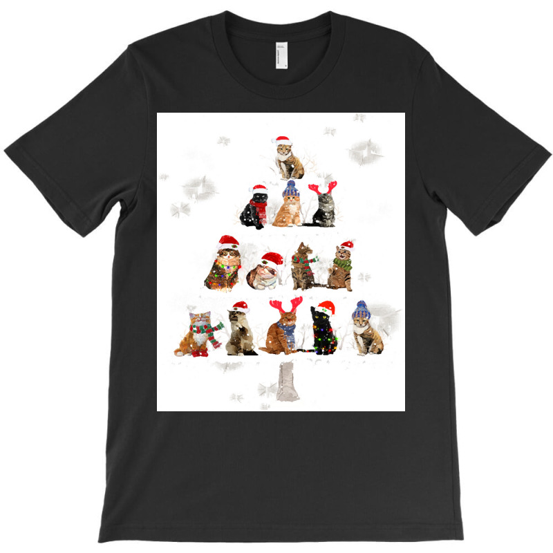 Cat Christmas Lovely Cats Christmas Tree Costume T-Shirt by Hugo M Garney | Artistshot