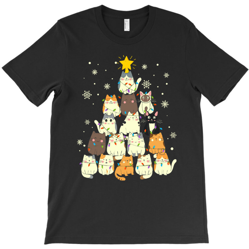 Cat Christmas Tree Christmas Cat Tree   Cat Lover Christmas T-Shirt by Hugo M Garney | Artistshot