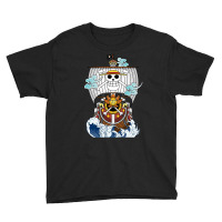 Trending One Piece Anime - Thousand Sunny Straw Hate Ship Youth Tee | Artistshot