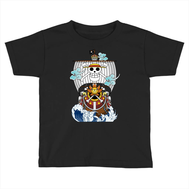 Trending One Piece Anime - Thousand Sunny Straw Hate Ship Toddler T-shirt by fenderbendable | Artistshot